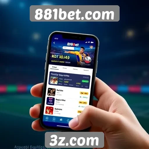 Usabilidade da interface do 881bet.com em dispositivos móveis